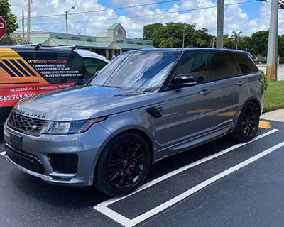 Turbo has tinted a range rover with our turbo tint